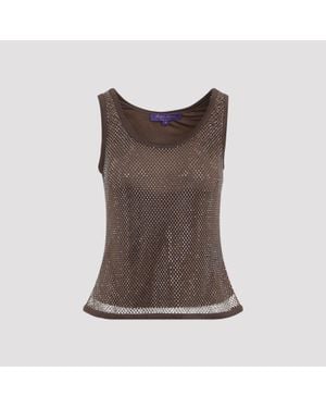 Ralph Lauren Espresso Melony Tank Top - Brown