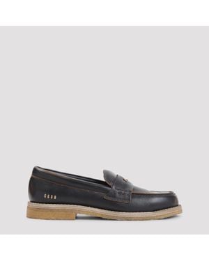 Golden Goose Leather Jerrand Loafers, Fw26 - Black