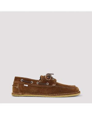Ami Paris Ami Boat Loafers - Brown