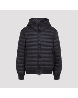 C.P. Company Shell Hooded Lens Down Jacket - Black