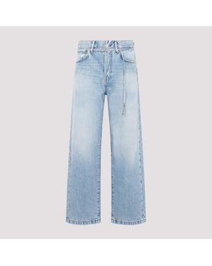 Acne Studios Iconic Loose Fit Denim Jeans - Blue