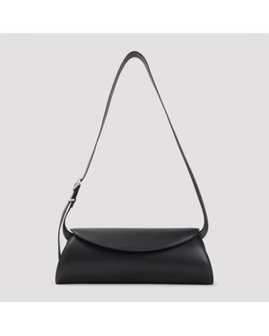 Jil Sander Cannolo Shoulder Bag - Black