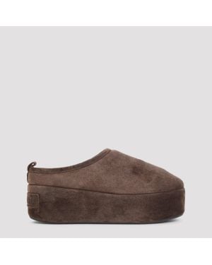 Balenciaga Alaska Pltf Leather Loafers - Brown