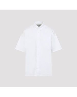 Carhartt Cotton Short Sleeves Braxton Shirt - White