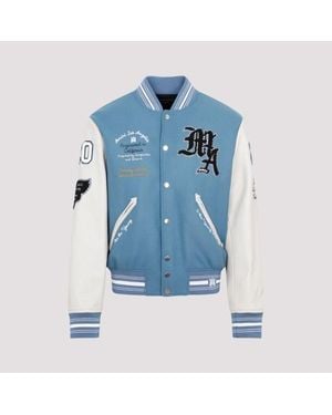 Amiri Oversized Varsity Jacket - Blue