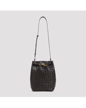 Bottega Veneta Andiamo Bucket Bag - Black