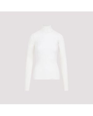 Bottega Veneta Cotton Blend Top - White