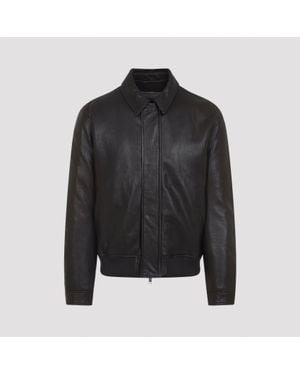 Yves Salomon Leather Jackets - Black