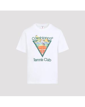 CASABLANCA Tennis Club T-Shirt - White