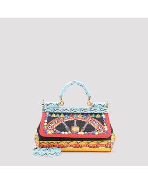 Dolce & Gabbana Mini Sicithend Handbag - Blue
