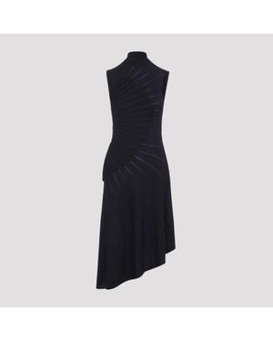 Alaïa Sculpting Midi Dress - Blue
