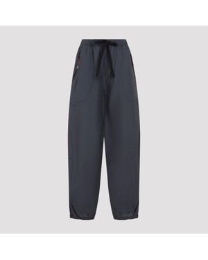 Prada Ardesia Wool Trousers - Blue