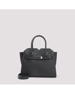 Valextra Milano Mini Handbag - Black