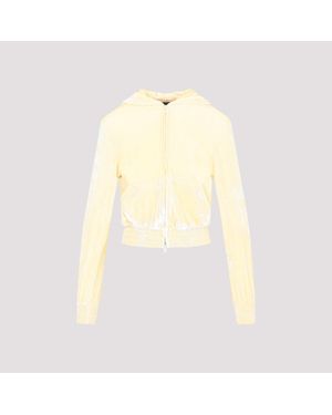 Balenciaga Fitted Zip-Up Hoodie - Natural