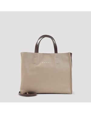 Marni Museo Soft Tote Bag - Natural