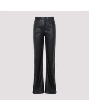 DIESEL P-Lain Eco Leather Trousers - Grey