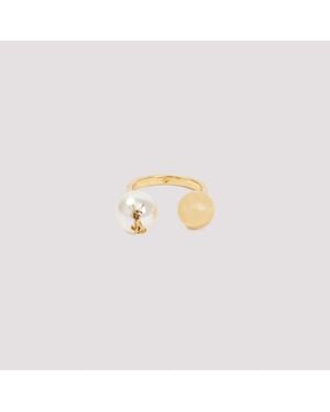 Saint Laurent Elegant Ring For - Metallic