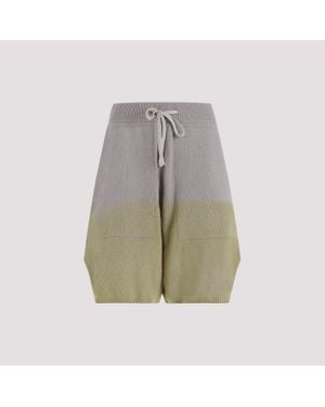 Moncler Loose Fit Cashmere Shorts - Grey