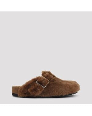 Birkenstock Boston Mules - Brown