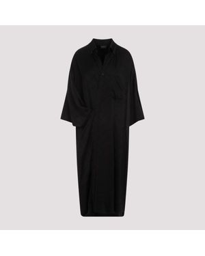 Balenciaga Stylish Short Sleeves Dress For - Black