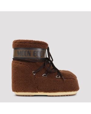 Moon Boot Icon Low Fleece Boot - Brown