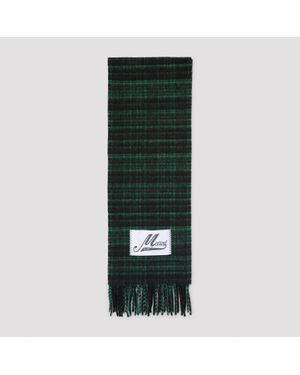 Marni Elegant Wool Blend Scarf - Green