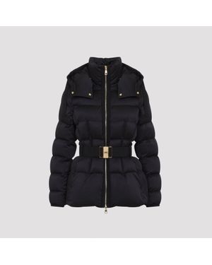 Elisabetta Franchi Polyester Down Puffer Jacket - Black