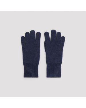 Brunello Cucinelli Cashmere Gloves - Blue