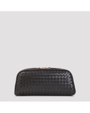 Bottega Veneta Nodo Large Pouch Beauty Case - Black