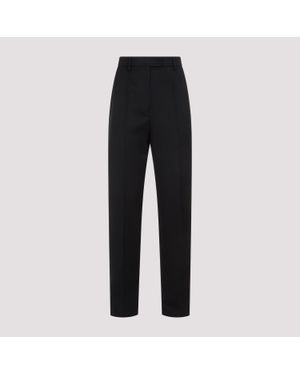 Prada Luxurious Wool Trousers - Black
