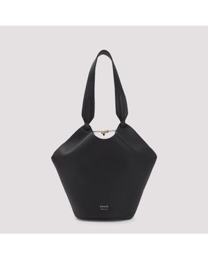 KHAITE Lotus Mini Tote Bag - Black