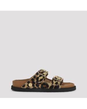 Birkenstock Arizona Pony Mules - Brown