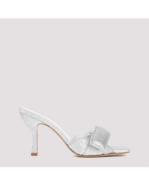 Gia Borghini Glitter Alodie Heels - White