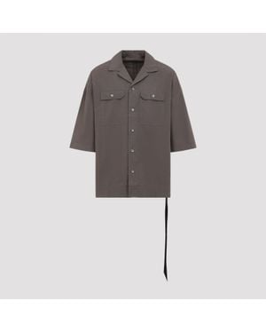 Rick Owens Short Sleeve Shirts - Grey