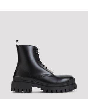 Balenciaga Strike Zip Bootie - Black