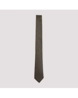 Tom Ford Mulberry Silk Tie - Brown
