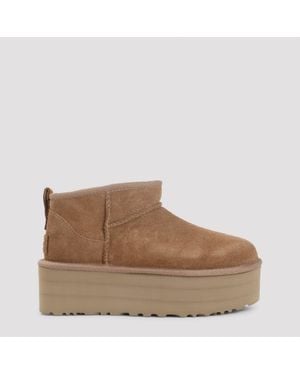 UGG Classic Ultra Mini Platform Boots - Brown