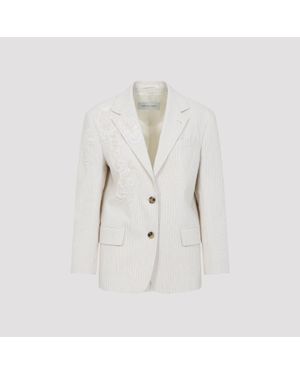 Dries Van Noten Tailored Blazer - White
