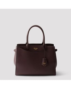 Prada Prelude Handbag - Purple