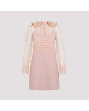 Valentino Silk Mini Dress - Pink