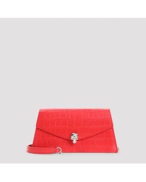 McQueen Skull Mini Bag - Red