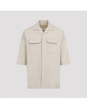 Rick Owens Magnum Tommy Cotton Shirt - Natural