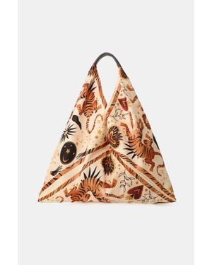 Imperial Borsa Triangolare Fantasia Tigre Motivo Grafico - Neutro