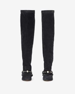 Isabel Marant Selize Thigh Boots - Blue