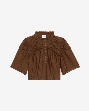 Isabel Marant Carmen Top - Brown