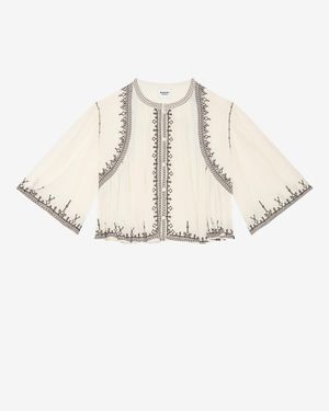 Isabel Marant Perkins Top - Bianco