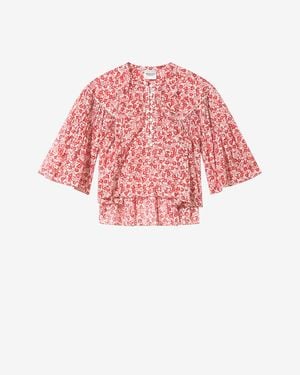 Isabel Marant Veelia Top - Red