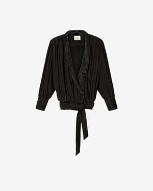 Isabel Marant Diljane Silk Jacket - Black