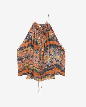 Isabel Marant Top Marilou - Marrone