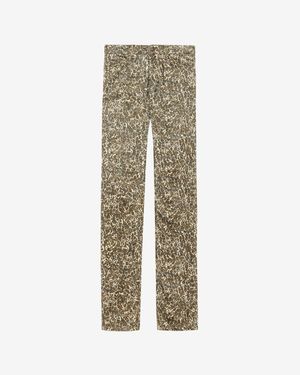 Isabel Marant Ferni Straight Trousers - Natural